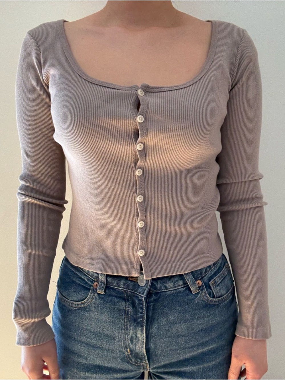 Brandy Melville Zelly Long Sleeve Top